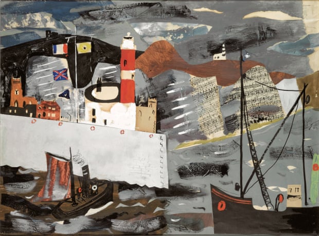 ‘You wonder why he bothered’ … Harbour Scene, Newhaven, by John Piper.