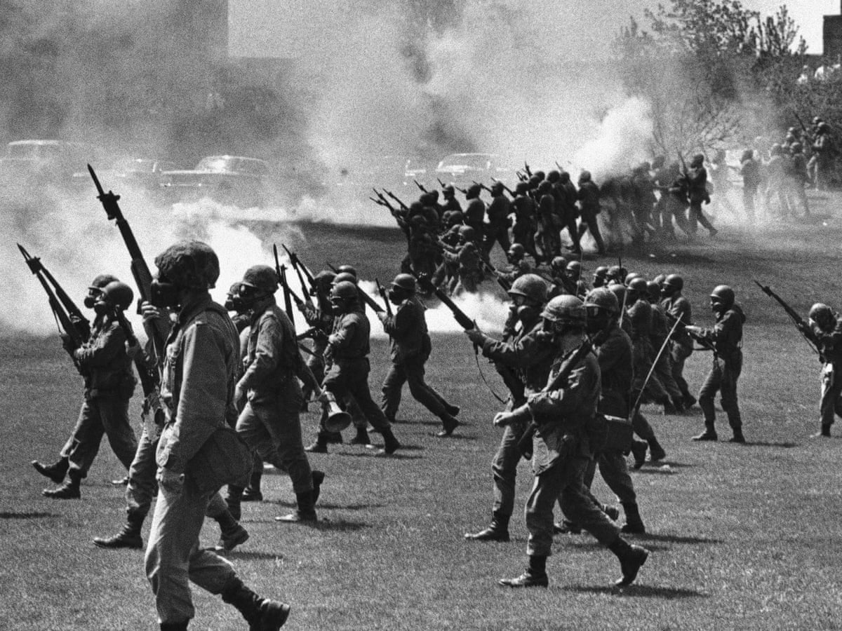 How the Kent State massacre marked the start of America's polarization |  Ohio | The Guardian