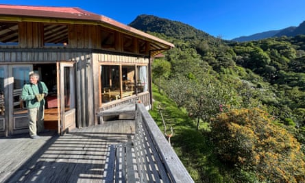 Jeffrey Dietrich on the observation deck at Mount Totumas