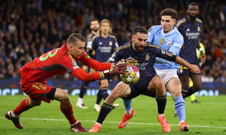 Manchester City v Real Madrid: Champions League quarter-final goes to penalties – live