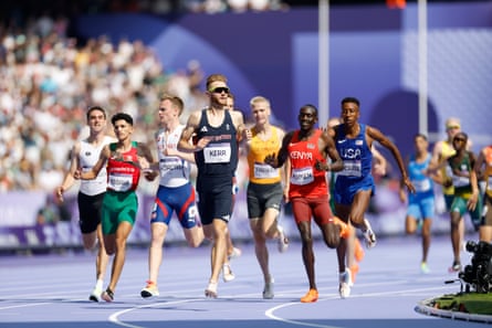 Josh Kerr of Great Britain competes during the Men's 1500m heats