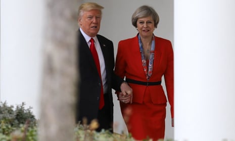 President Trump and Theresa May
