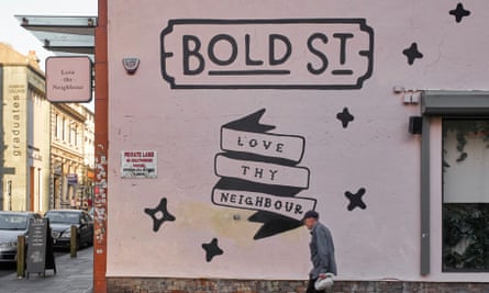 Restaurants in Bold Street, central Liverpool.