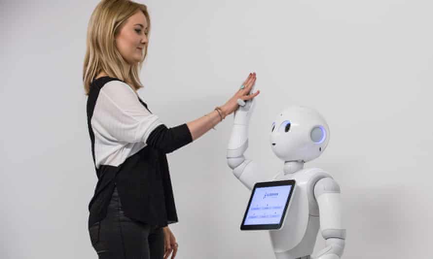 Humanoid Robot Pepper at the ‘World of Me: Store of the Near Future’, Millennial 20-20, London, Britain - 13 Apr 2016Mandatory Credit: Photo by James Gourley/REX/Shutterstock (5636177p) Pepper the robot Humanoid Robot Pepper at the ‘World of Me: Store of the Near Future’, Millennial 20-20, London, Britain - 13 Apr 2016