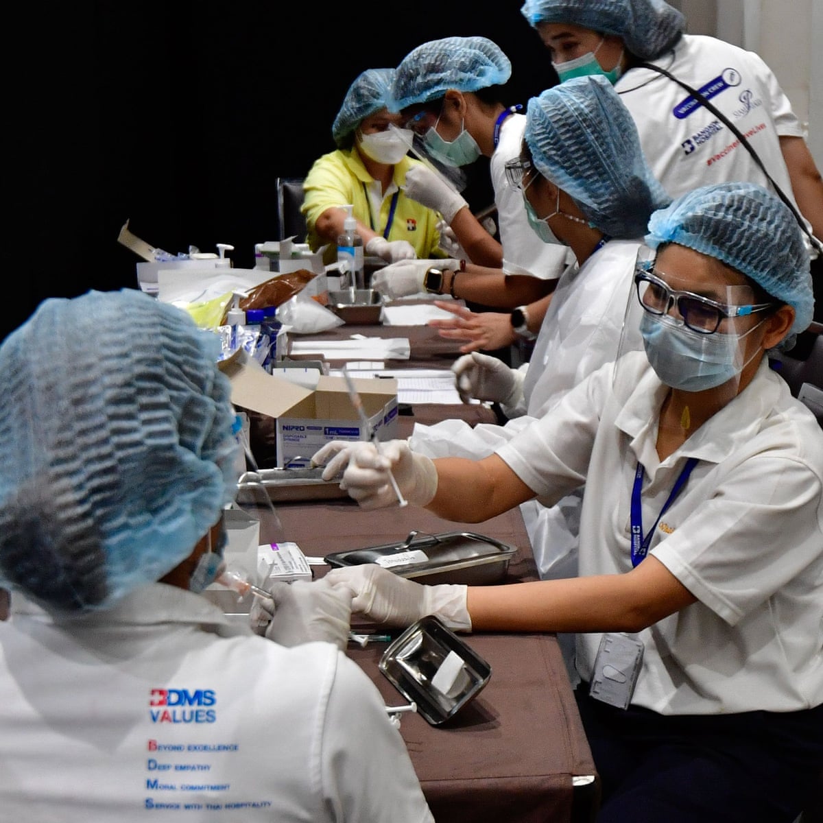 Thailand Starts Covid Vaccine Drive Using Jabs Made By King S Firm Thailand The Guardian
