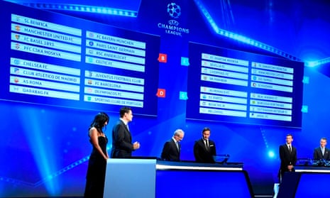 The 2017 Champions League group-stage draw in full.