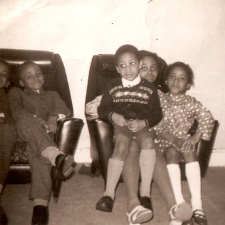 Colin Grant with his siblings