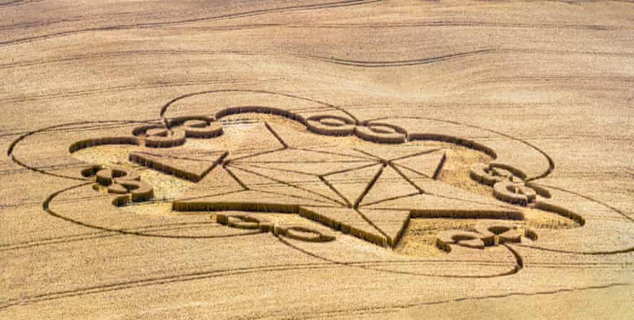 A crop circle in Wiltshire