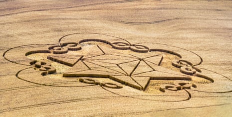 Time for a reappraisal? … a crop circle in Wiltshire.