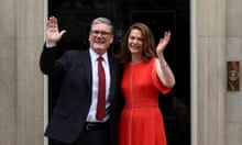 Parliamentary election in Britain<br>Incoming British Prime Minister Keir Starmer and his wife Victoria arrive at Number 10 Downing Street, following the results of the election, in London, Britain, July 5, 2024. REUTERS/Phil Noble