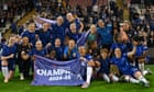 Chelsea win WSL title after Lucy Bronze goal sees off Manchester United