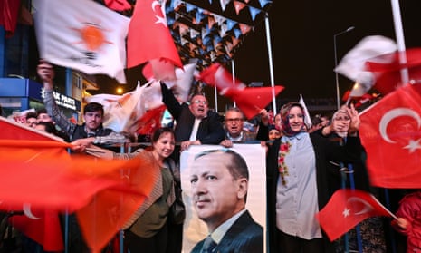 Constitutional Referendum, Turkey - 16 Apr 2017<br>Mandatory Credit: Photo by Depo Photos/REX/Shutterstock (8612689bg)
Antalya, Turkey - Supporters of Turkish President Recep Tayyip Erdogan in celebration in Antalya, after the country's central election committee declared victory for ''yes'' votes in the referendum for constitutional reform, setting the leader on course to continue ruling the nation with a stronger grip for years to come.
Constitutional Referendum, Turkey - 16 Apr 2017