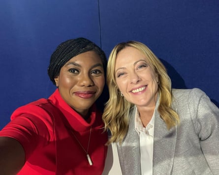 Kemi Badenoch with Georgia Meloni