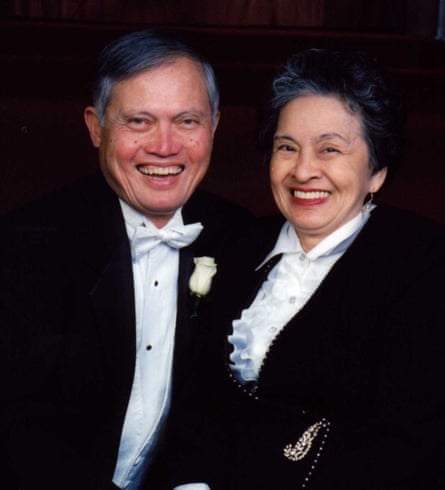 Dr Eriberto Lozada and his wife, Divina. Originally from the Philippines, he was proud to be a doctor and ‘proud to have been an immigrant who made good’.