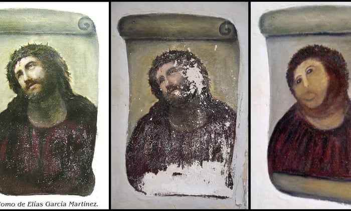 Experts Call For Regulation After Latest Botched Art Restoration In Spain Art And Design The Guardian