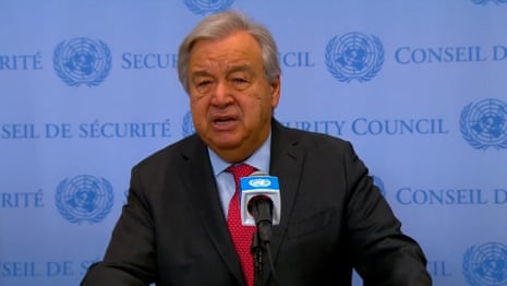 Gaza could run out of fuel within hours after border crossings closed, warns UN chief – video
