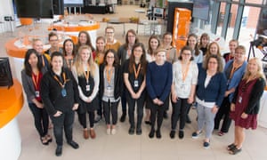 Stem ambassadors at engineering firm Renishaw