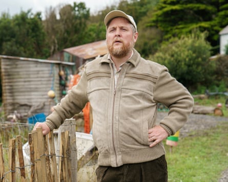 Intensely British … Tim Key in The Ballad Of Wallis Island, which is nominated for three Baftas.
