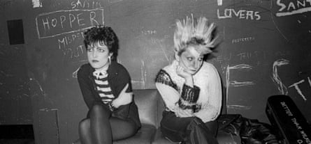 With Siouxsie Sioux in Liverpool c1978.