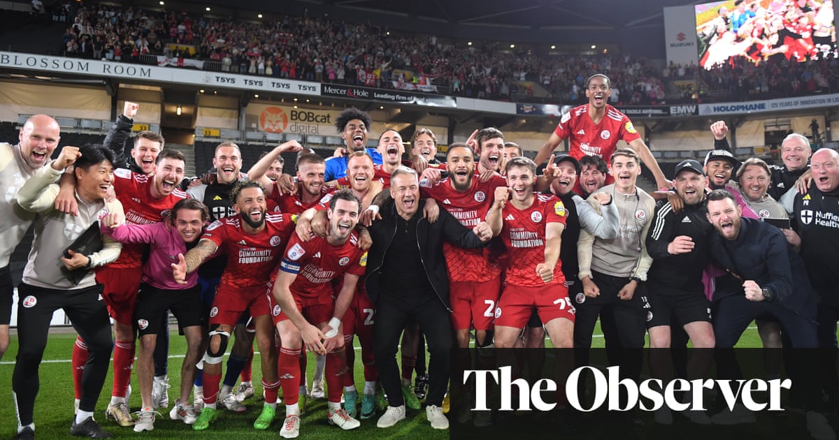 Crawley’s ‘crypto bros’ find their feet and focus on brighter future - The Guardian