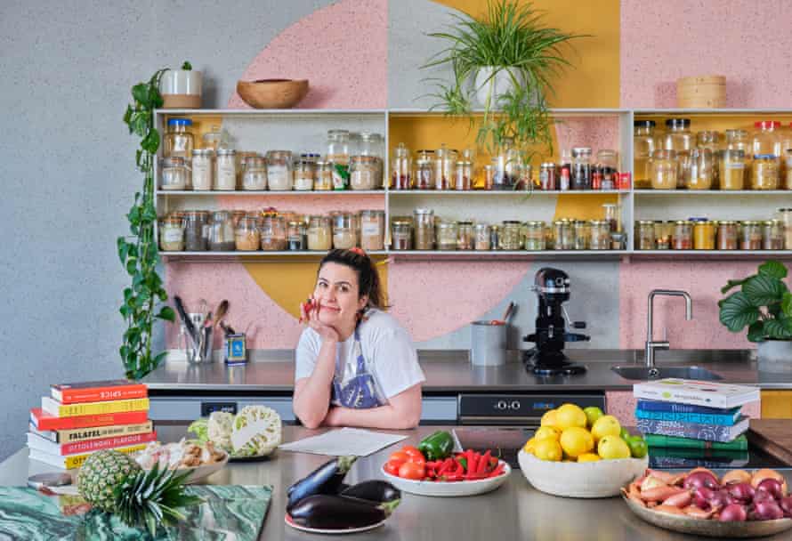 Noor Murad in the Ottolenghi Test Kitchen