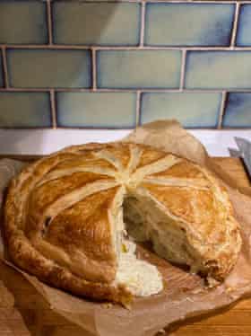 Calum Franklin’s cheese pithivier.