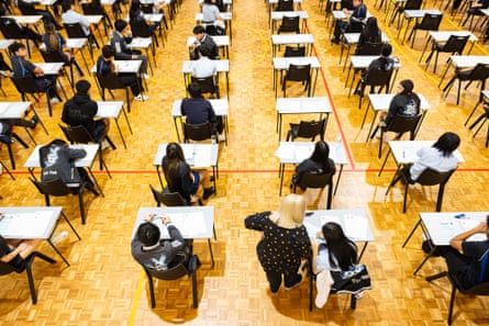 Canley Vale high school students finishing their first HSC English exam of 2026