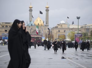 Muslims in Tehran.