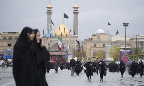 Residents of Tehran, Iran. 