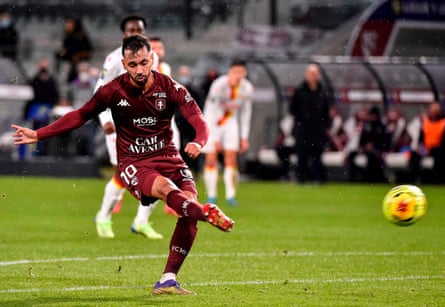 Farid Boulaya scored for Metz as they beat Lens 2-0 over the weekend.