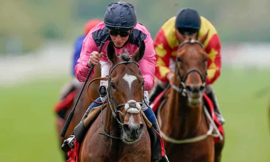 Spanish Mission, ridden by William Buick, pictured winning the Yorkshire Cup.