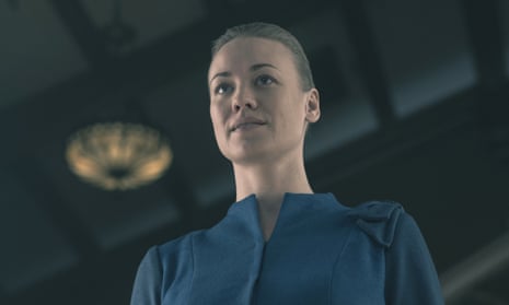 Sydney actor Yvonne Strahovski plays Serena in The Handmaid’s Tale. Strahovski has been nominated for an Emmy for outstanding supporting actress in a drama series. 