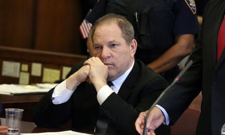 Harvey Weinstein appears at his arraignment in Manhattan supreme court in New York in July.