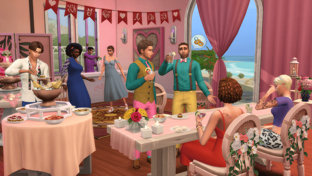 Captura de tela do The Sims 4
