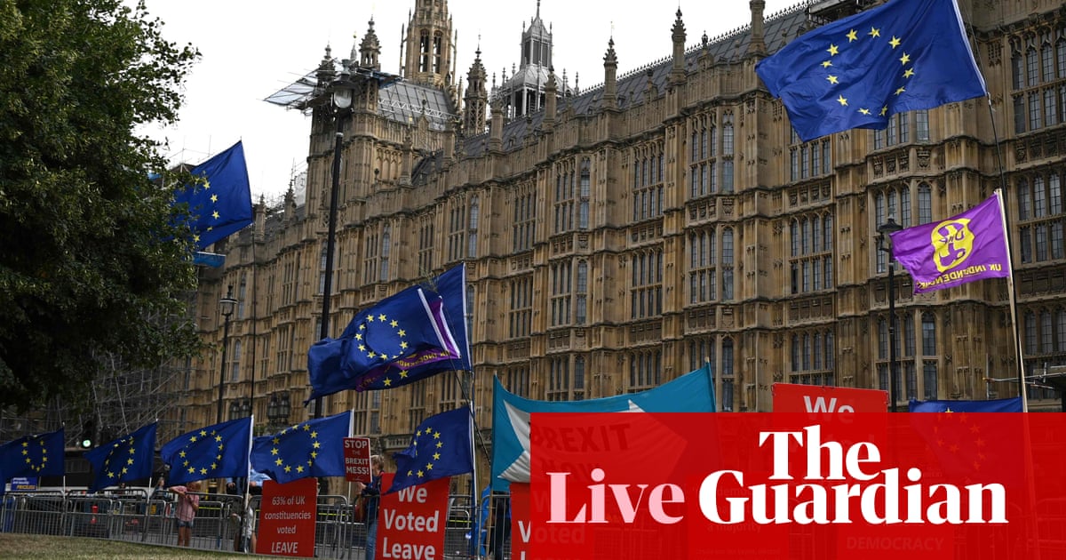 Brexit: opposition and rebels submit application to stop no-deal – live news