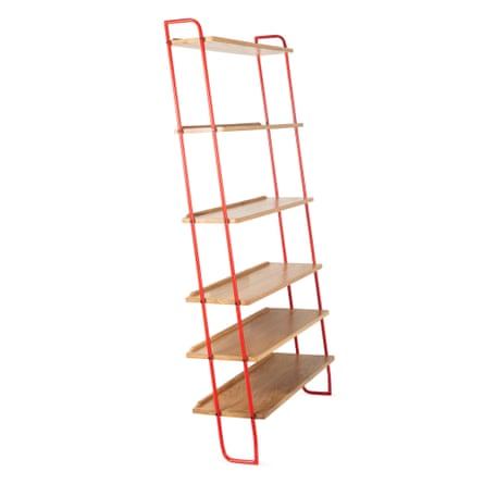 Brunel Red Edition Lean To Wide Shelves by Heal’s