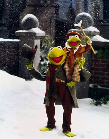 Bob Cratchit and Tiny Tim in A Muppet Christmas Carol.