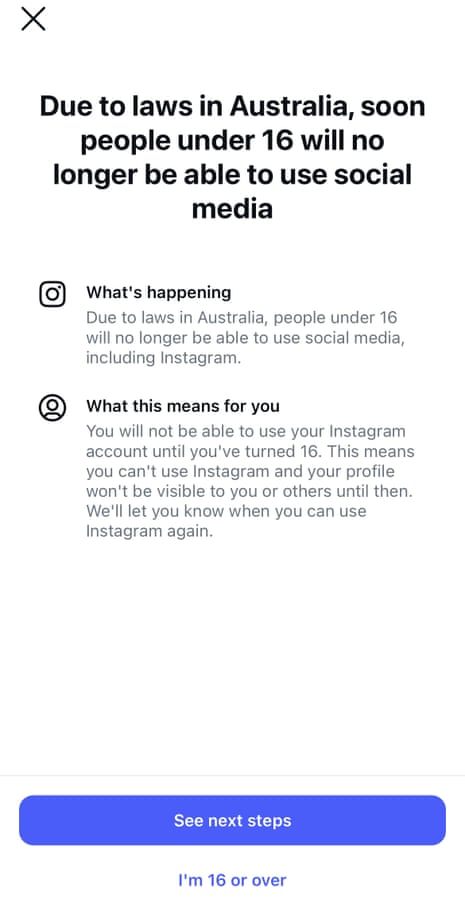 Screenshot from Josh Taylor who set up a phone with dummy social media accounts