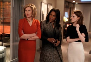 Christine Baranski, Audra McDonald and Rose Leslie in The Good Fight