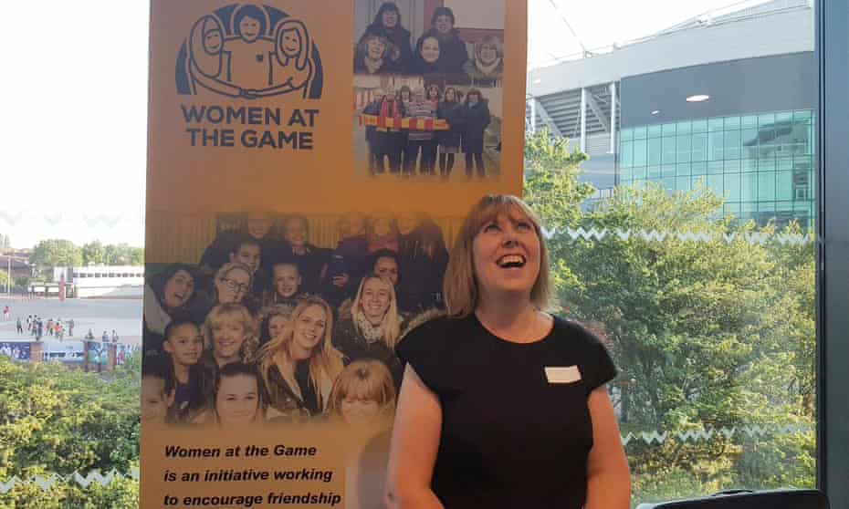 Jacqui Forster’s Women at the Game initiative gives women their first taste of live football in a supportive environment or creates a friends’ group for seasoned female match-goers.