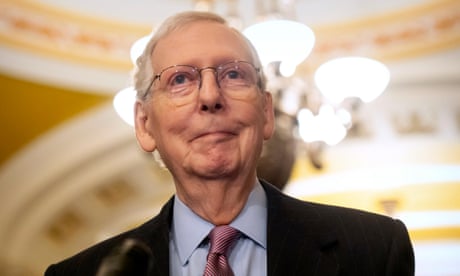 McConnell upbeat on avoiding government shutdown after White House talks – live