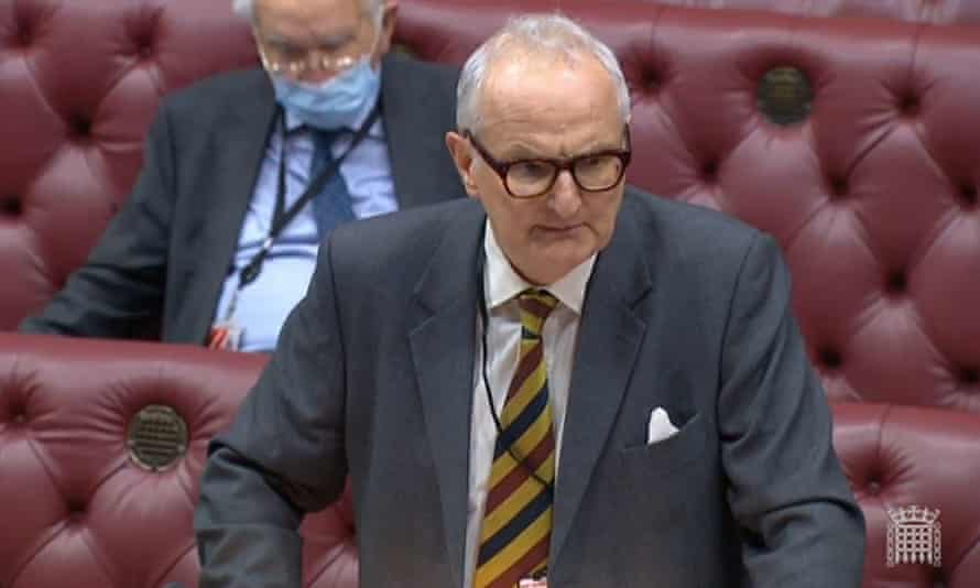 Lord Agnew announces his resignation as Treasury minister in the Lords in January.