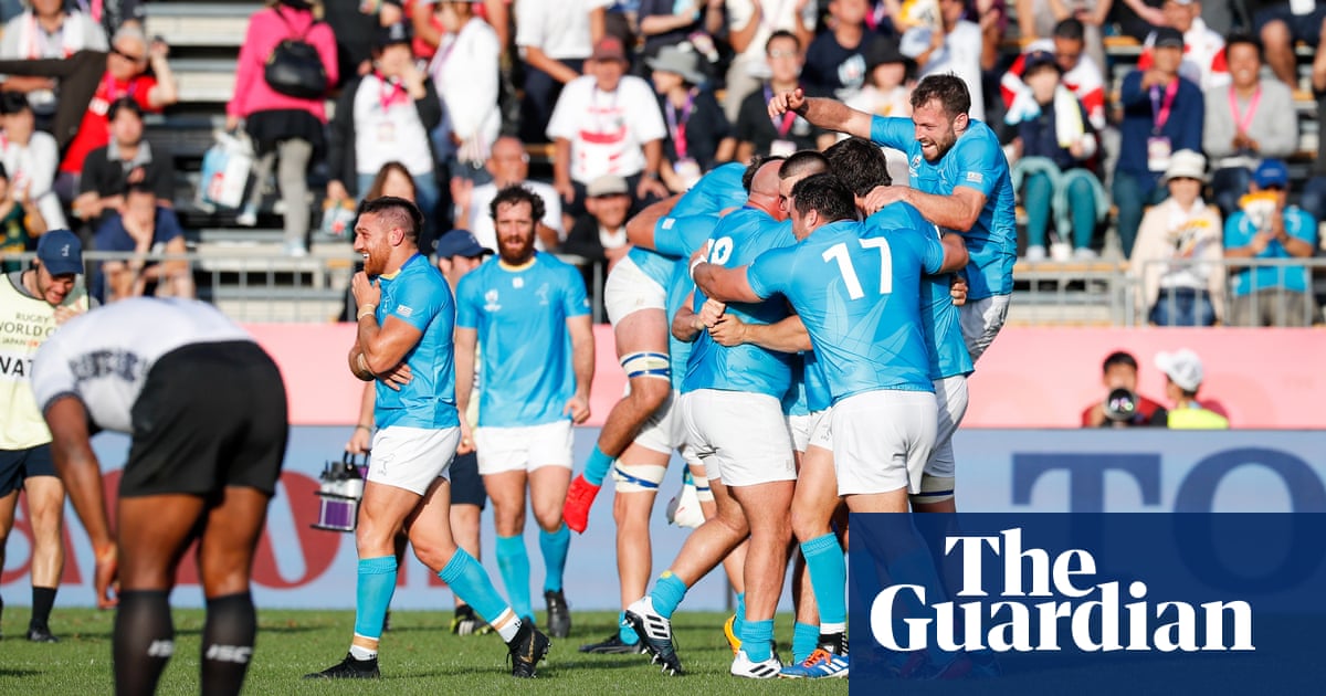 Uruguay shock Fiji in World Cup thriller to pull off historic victory