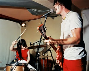 With Meg in the White Stripes, 2010.