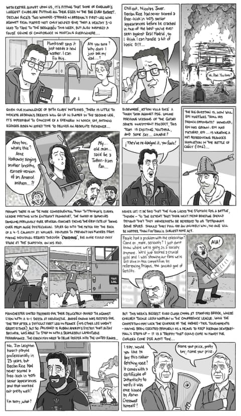 David Squires on … a big week in Europe for the Premier League quintet, panel 1