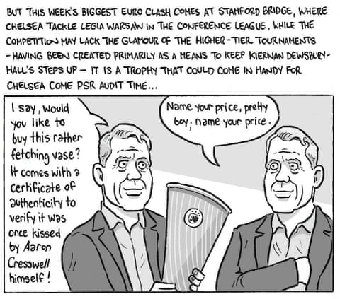 David Squires on … a big week in Europe for the Premier League quintet, panel 8