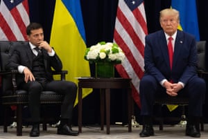 Trump Pressed Ukraine Leader To Investigate Biden Memo Reveals Us News The Guardian