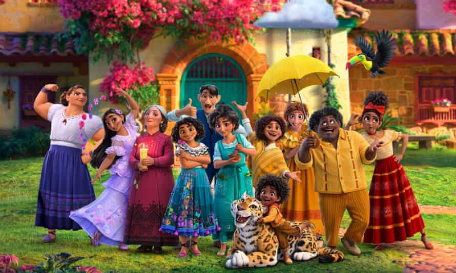 Animated cast of Disney’s Encanto.