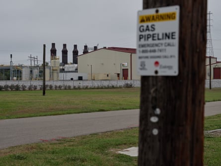 Entergy’s new gas-powered plant in the New Orleans East neighborhood on 12 November 2023.