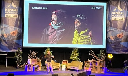Stage for talk by Kristin Hamila